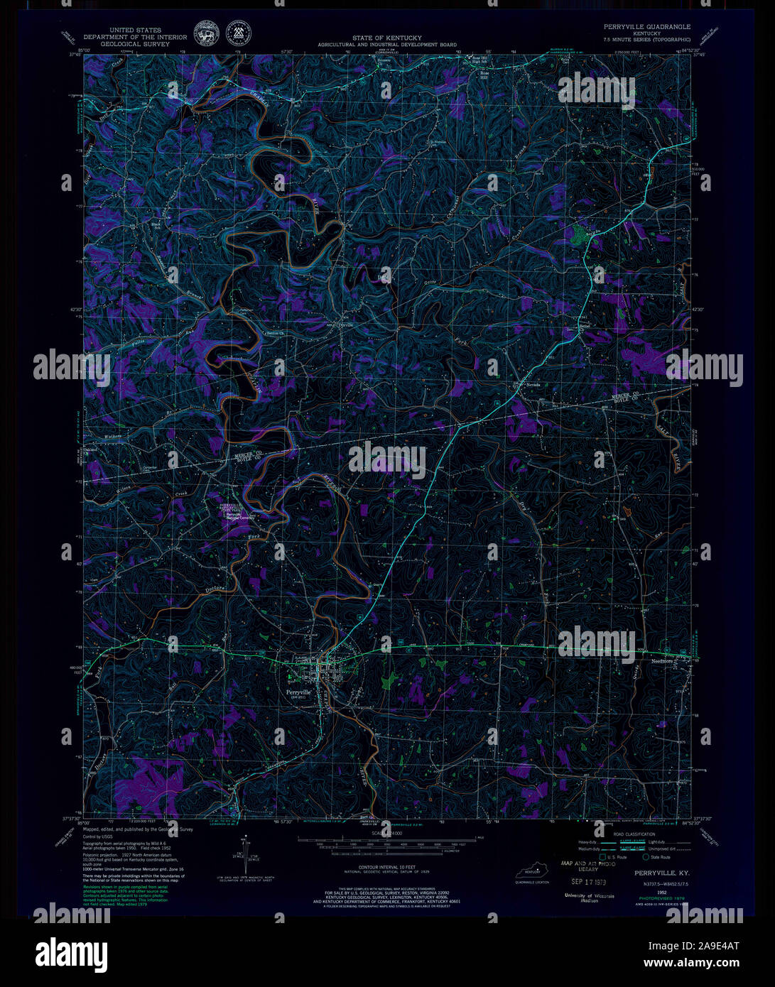 Map of perryville hires stock photography and images Alamy