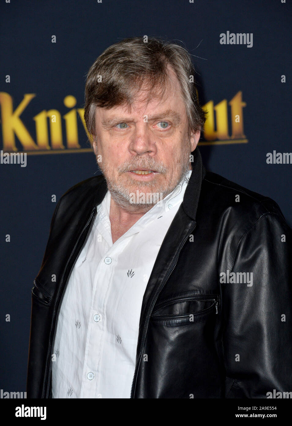 Los Angeles, USA. 14th Nov, 2019. Mark Hamill at the premiere of "Knives Out" at the Regency