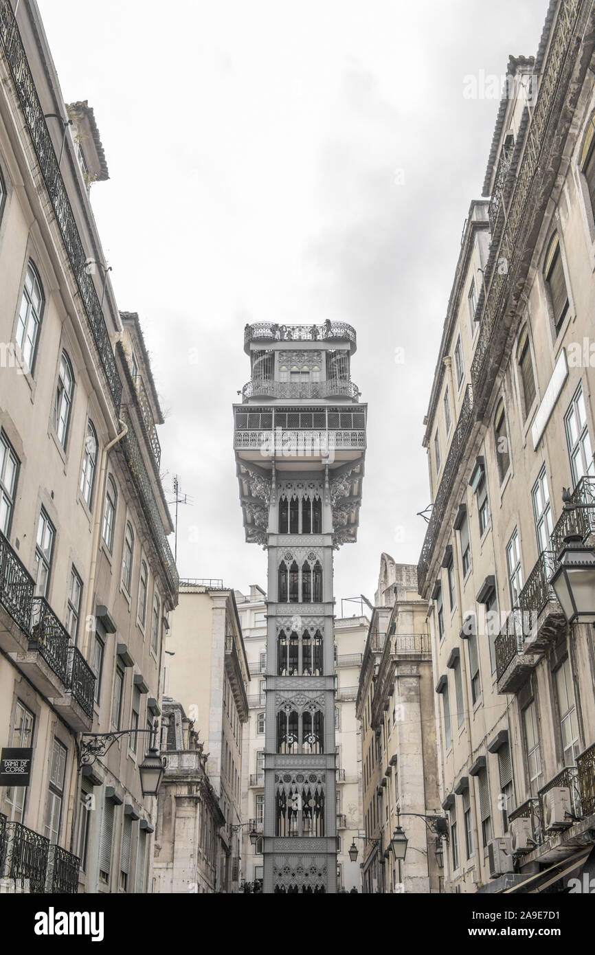 Lift in Lisbon, Stock Photo