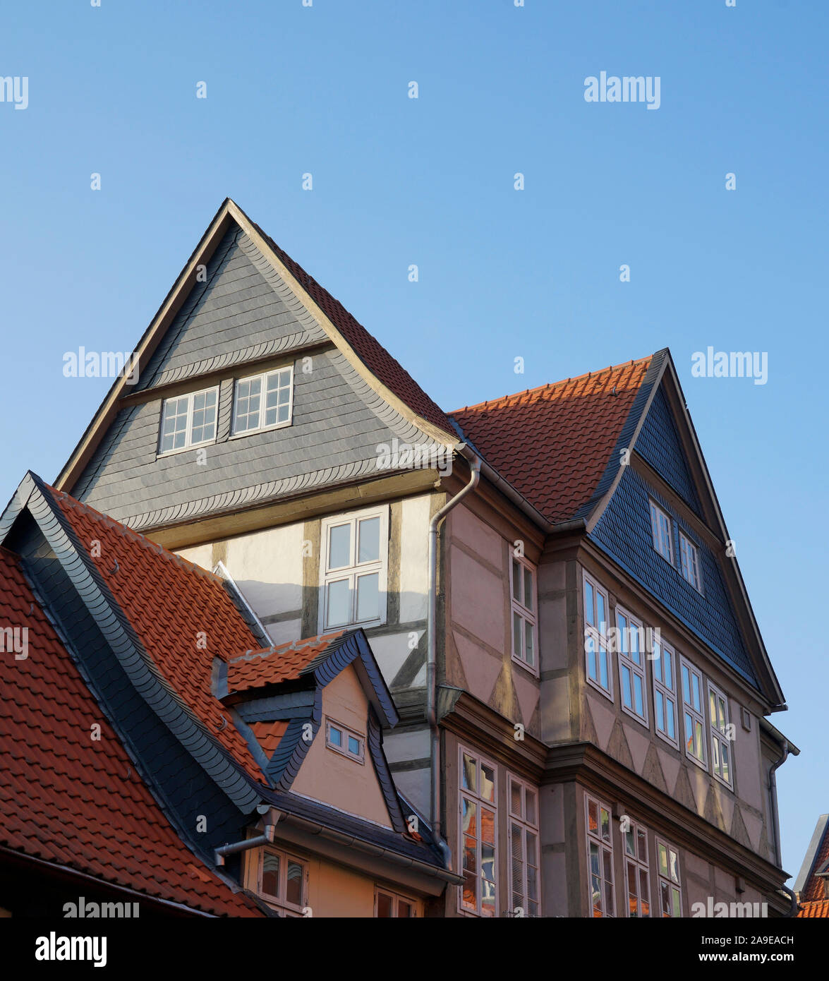 Germany Lower Saxony Wolfenbuttel Old Town Half Timbered House