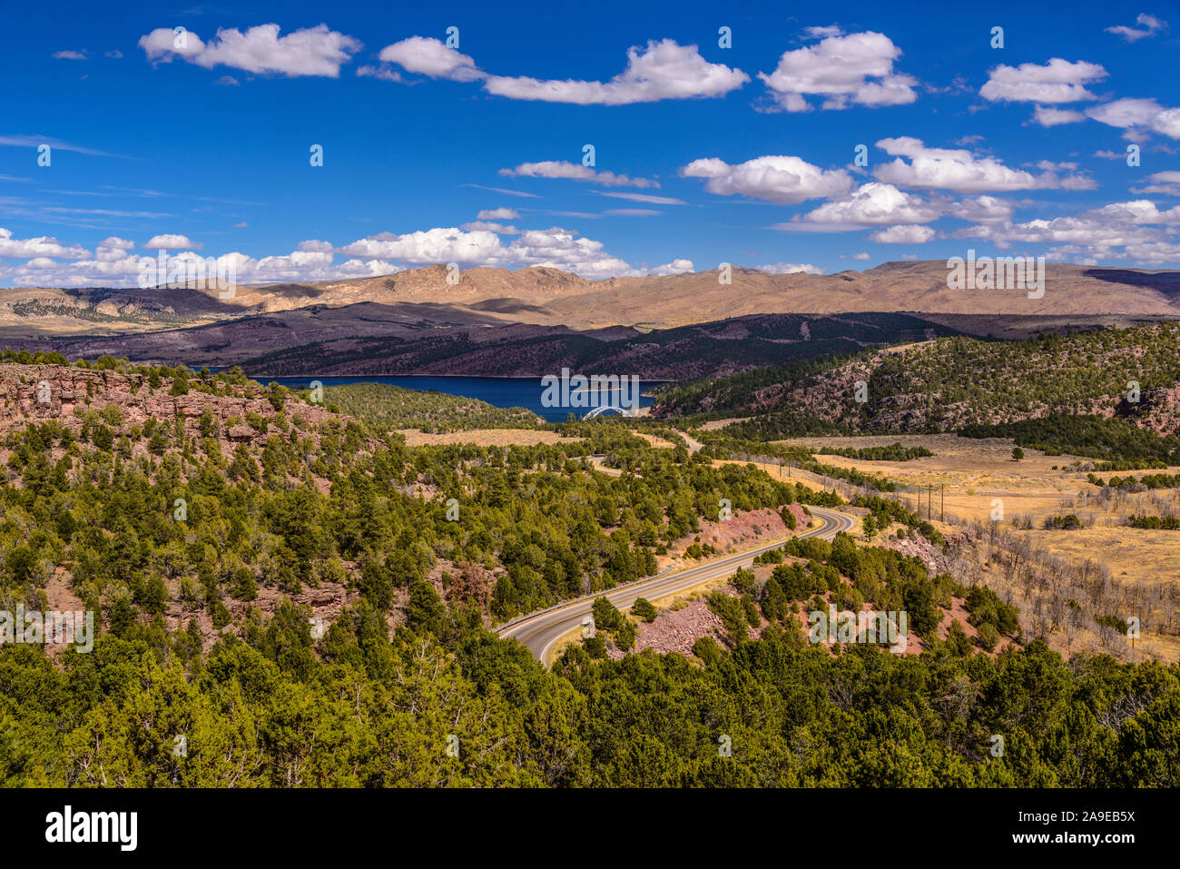The USA, Utah, Dagett county, Dutch John, Flaming reservoir