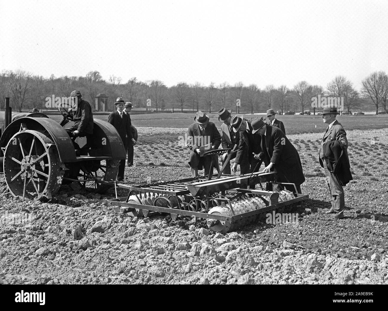 20th century farm machinery Black and White Stock Photos & Images - Alamy