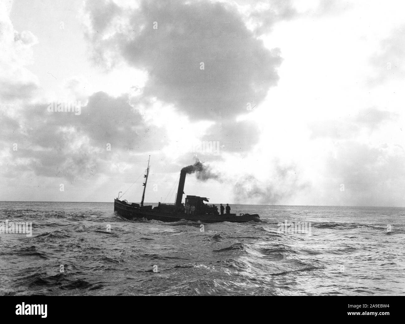 Smoking Tugboat Black And White Stock Photos And Images Alamy