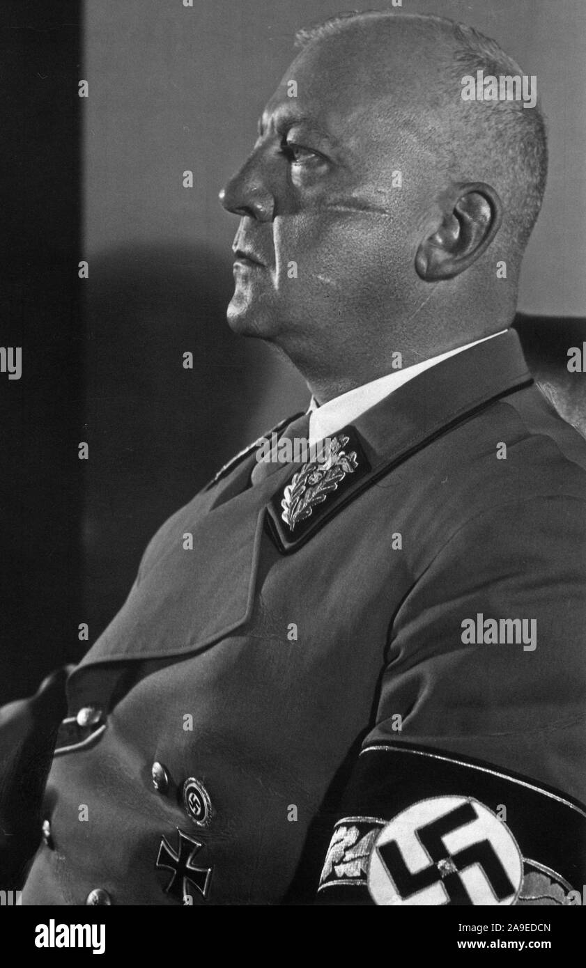 Eva Braun Collection (devet) - High ranking Nazi party official Adolf Wagner ca. late 1930s or early 1940s Stock Photo