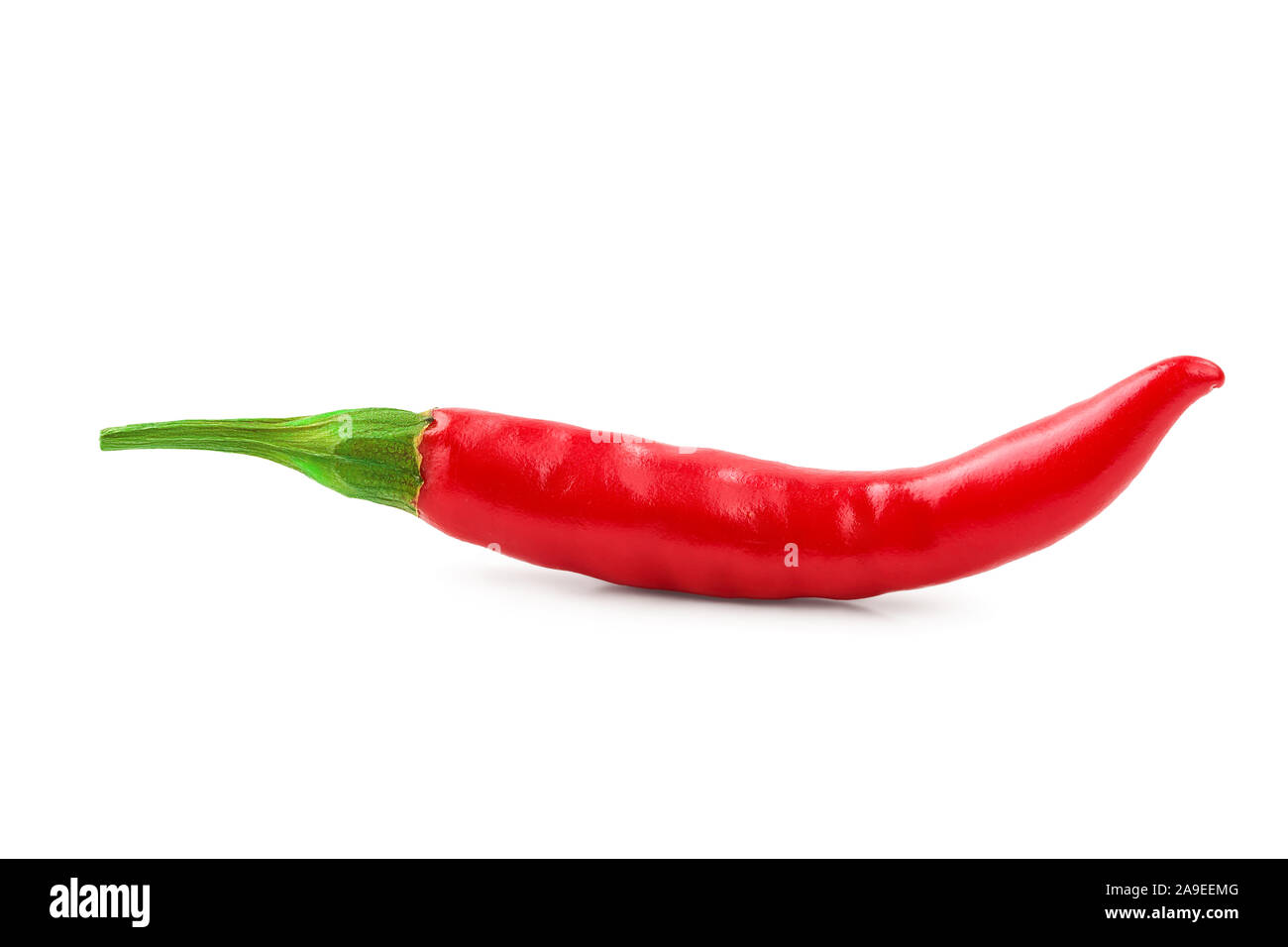 red hot chili peppers isolated on white background Stock Photo - Alamy