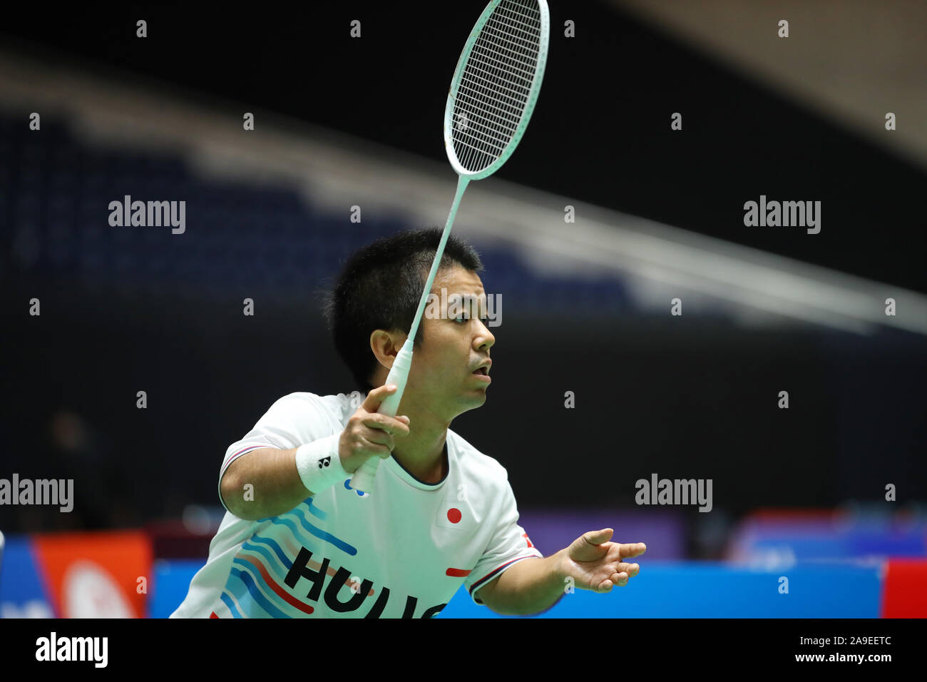 Tokyo, Japan. 15th Nov, 2019. Yohei Hatakeyama (JPN) Badminton : HULIC ...