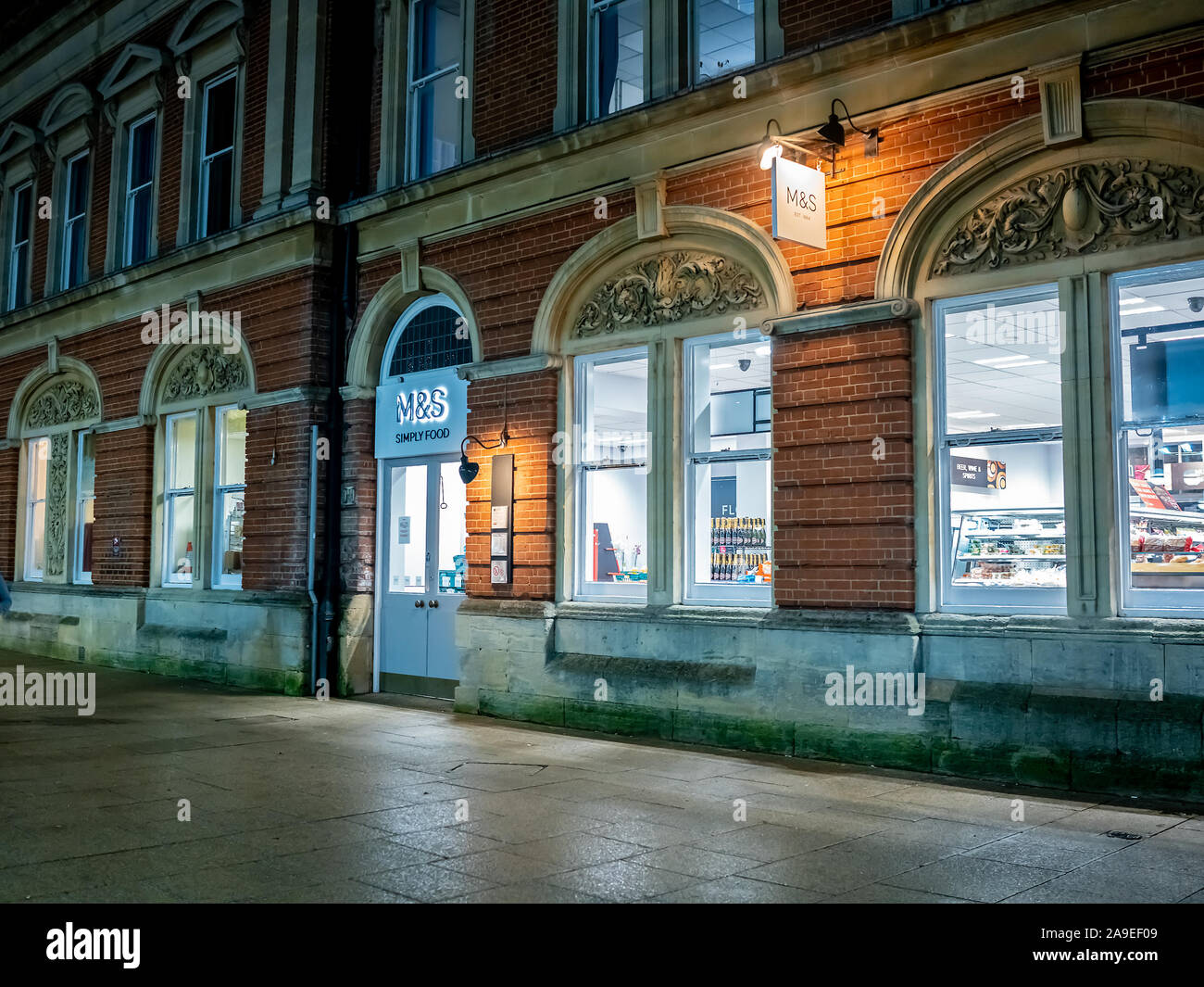 Marks and spencers norwich station hires stock photography and images
