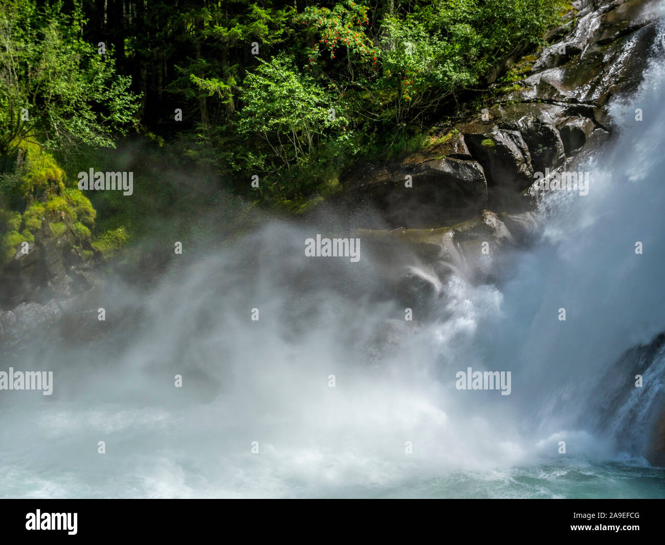 Krimml Waterfalls, High Tauern National Park, Krimml, Pinzgau region, Salzburger Land region, Salzburg (state), Austria, Europe Stock Photo