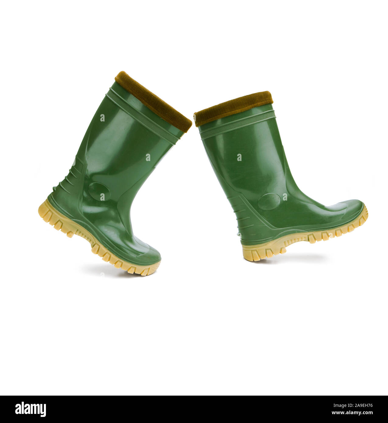 rubber boots Stock Photo
