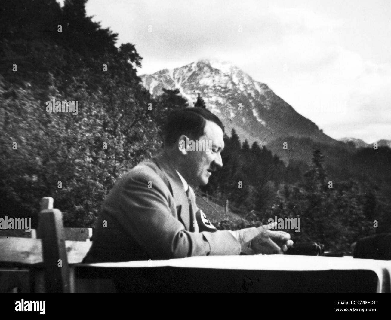 Eva Braun Collection (dvadvadaset) - Adolf Hitler ca. 1936 Stock Photo