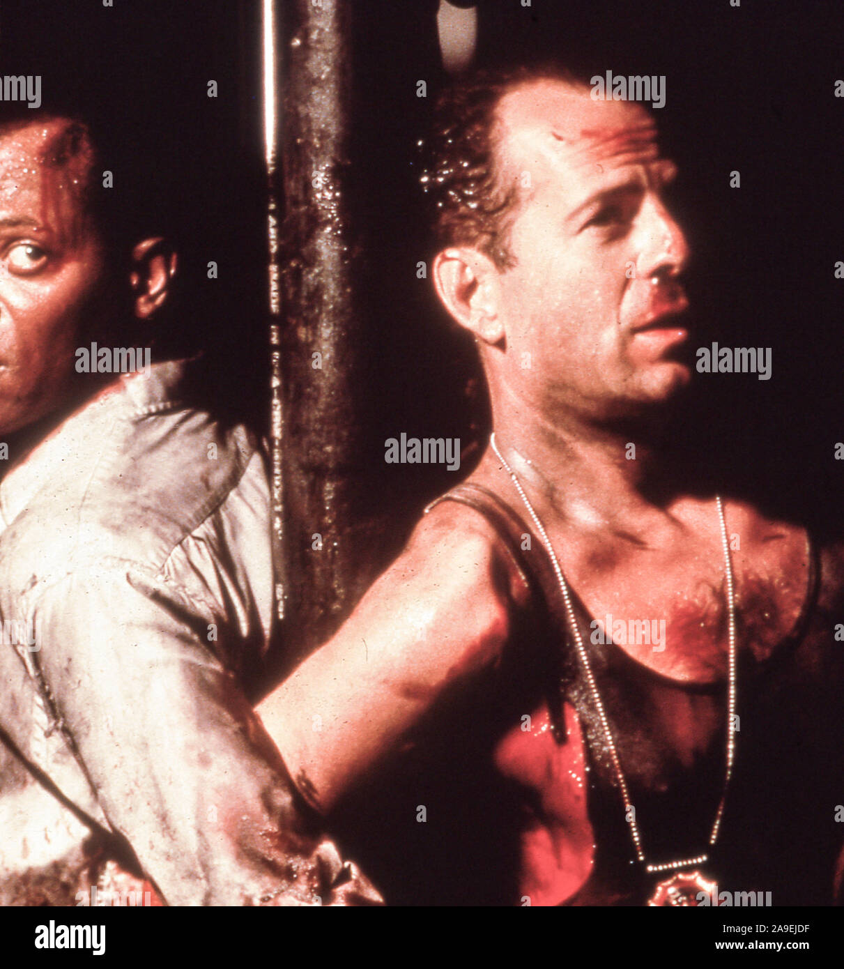 samuel jackson, bruce willis, die hard with a vengeance, 1995 Stock Photo