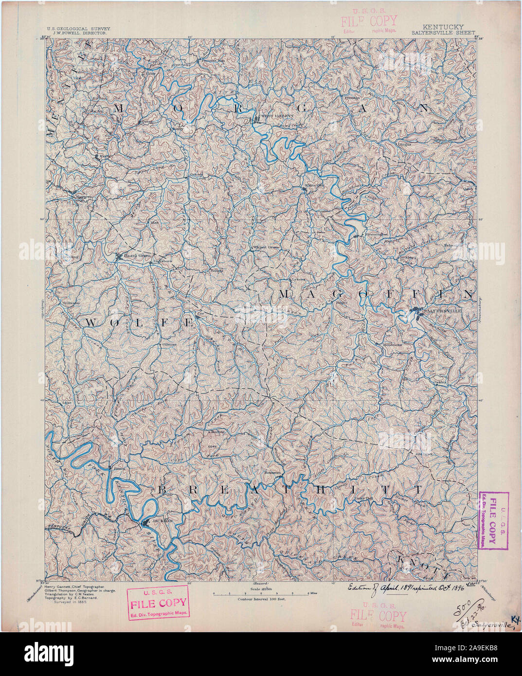 Salyersville map hires stock photography and images Alamy