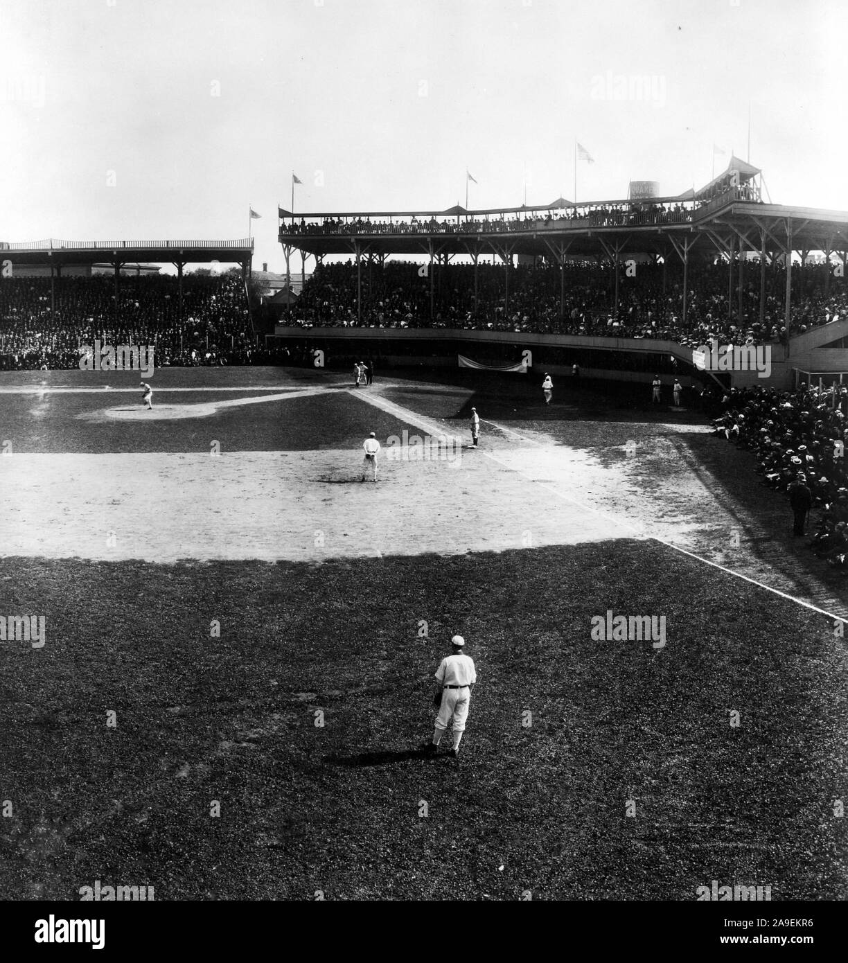 1904 chicago white sox ballpark Black and White Stock Photos & Images