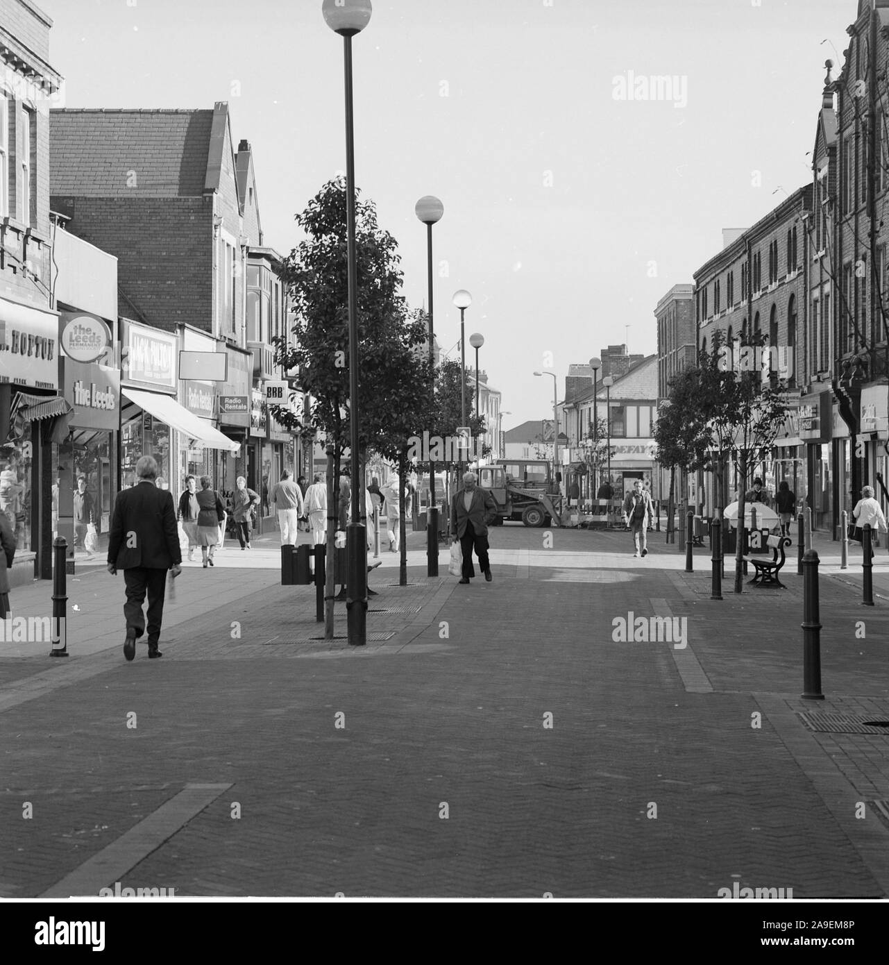 1987 Castleford, mining town, West Yorkshire, Northern England, UK
