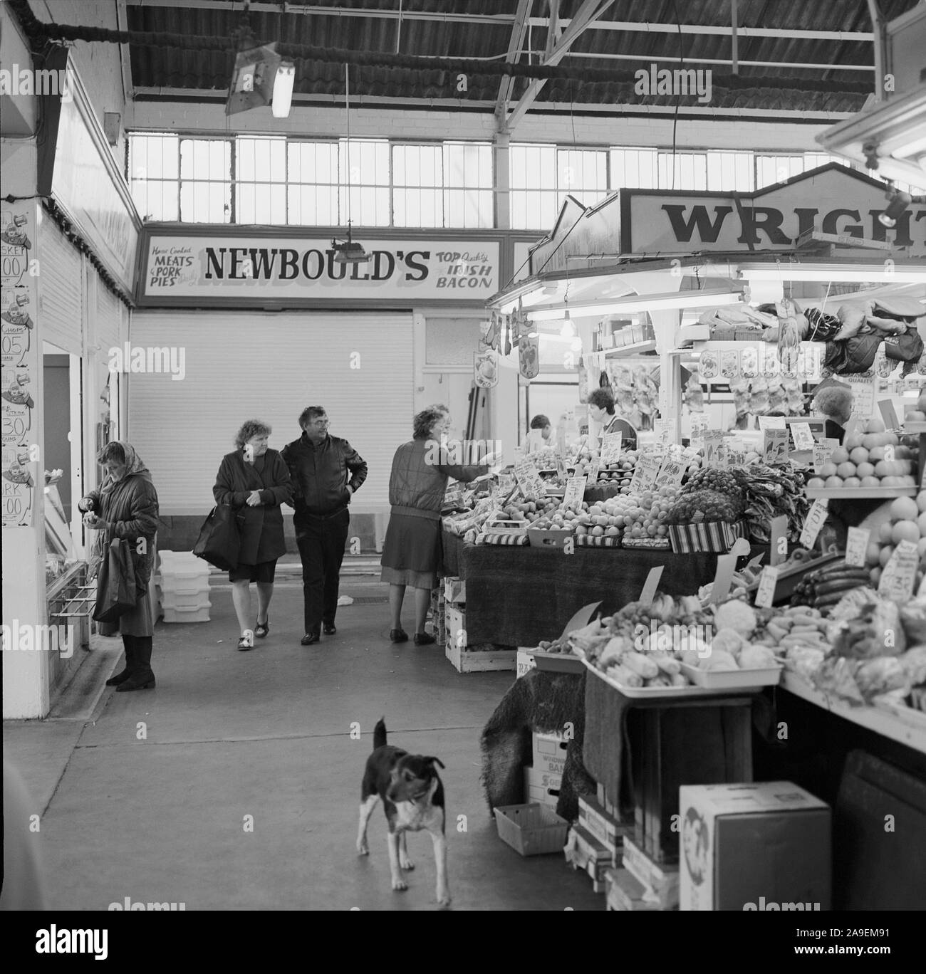 1987 Castleford, mining town, West Yorkshire, Northern England, UK