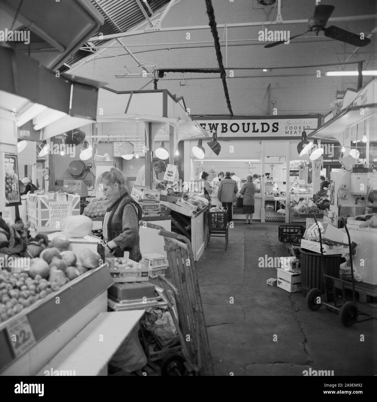 1987 Castleford, mining town, West Yorkshire, Northern England, UK