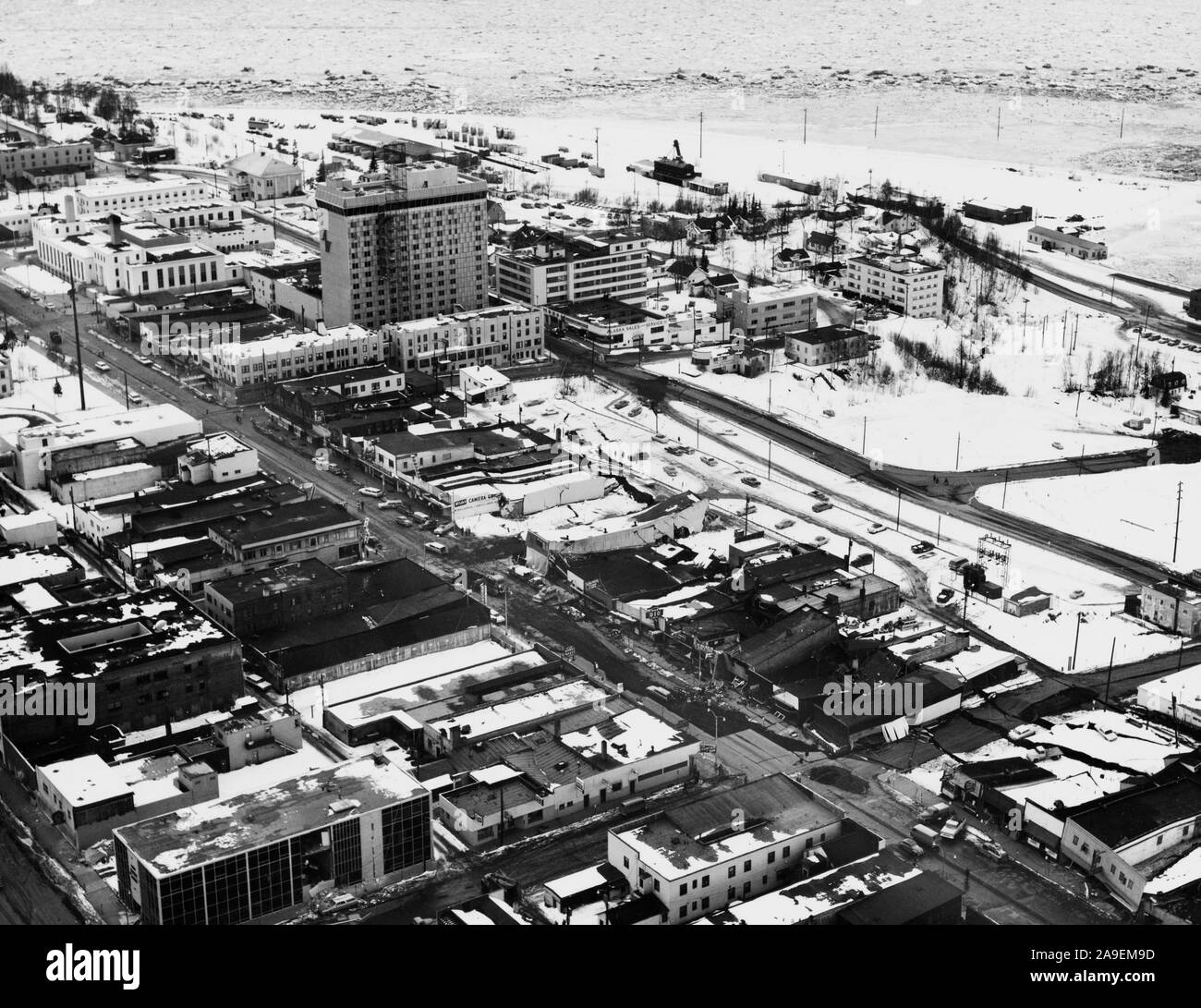 Anchorage alaska aerial 1960s hires stock photography and images Alamy