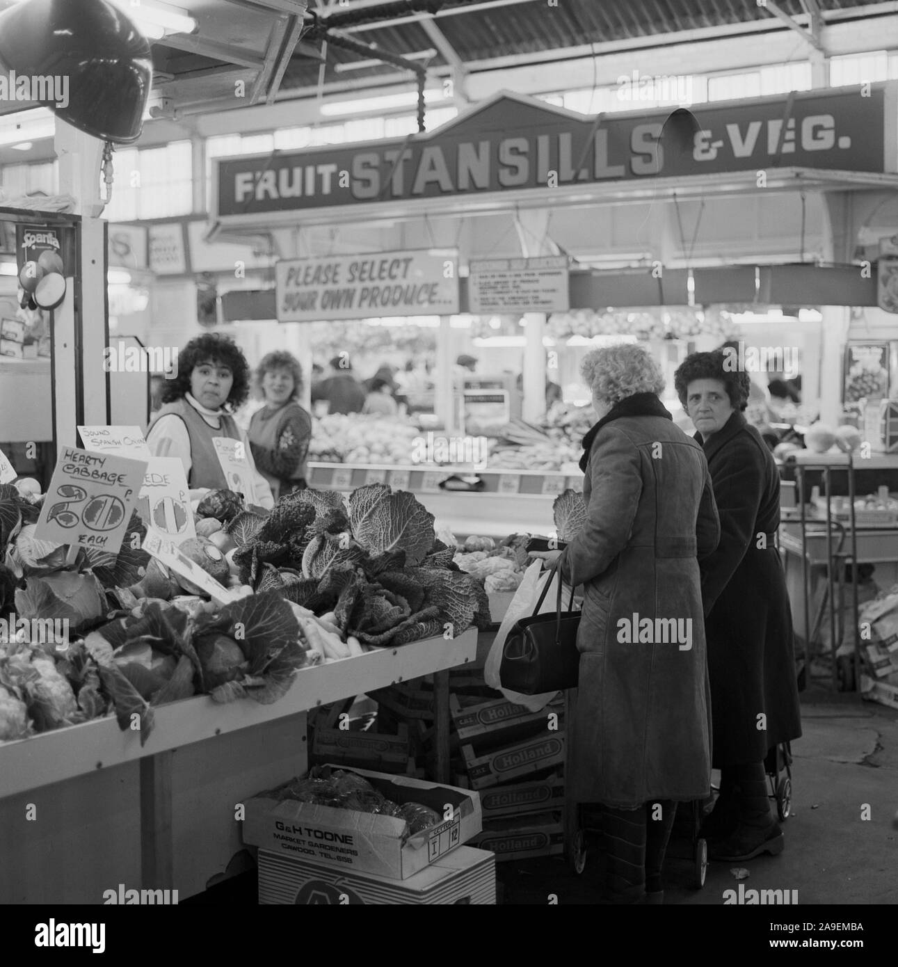 1987 Castleford, mining town, West Yorkshire, Northern England, UK