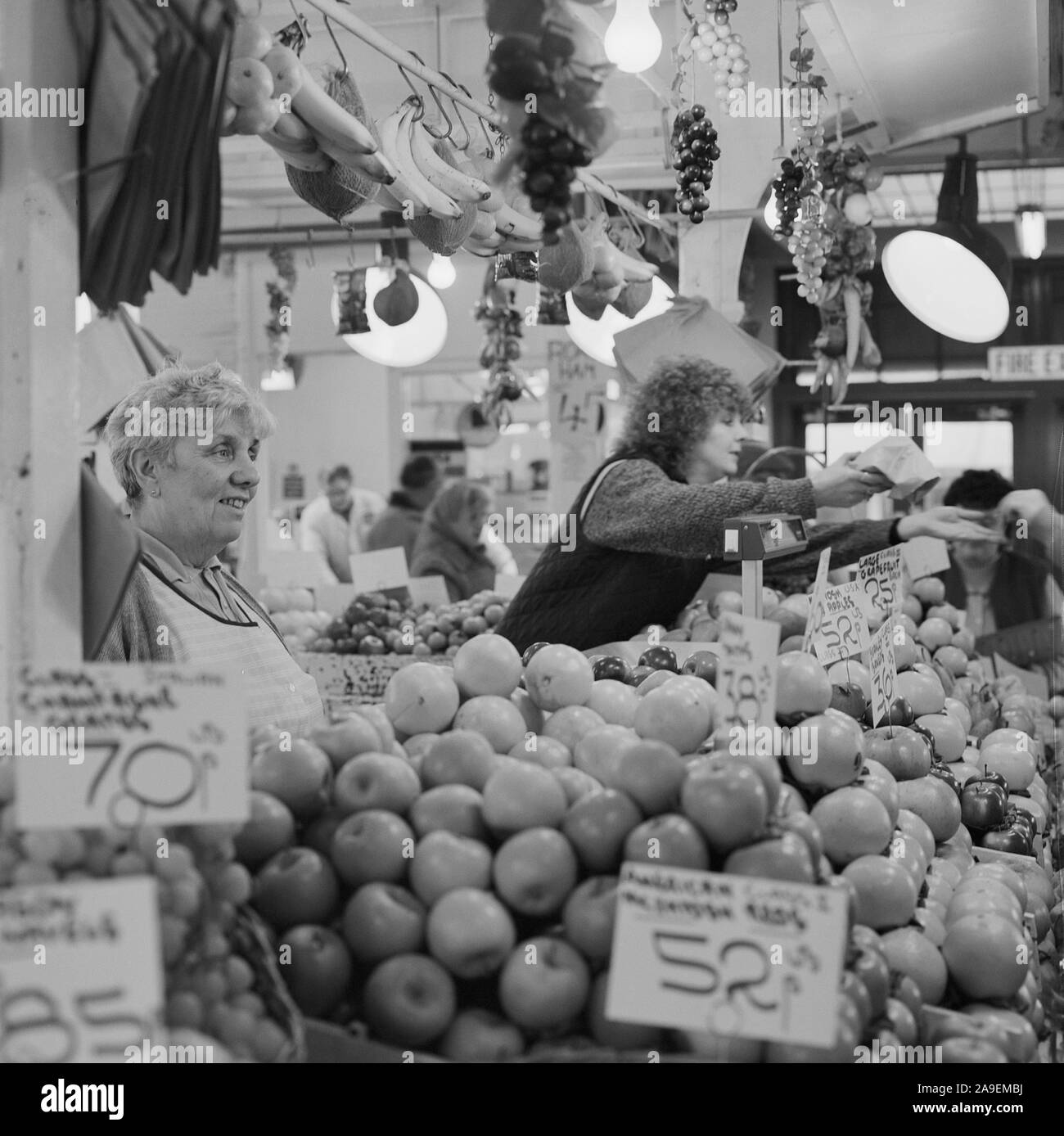 1987 Castleford, mining town, West Yorkshire, Northern England, UK