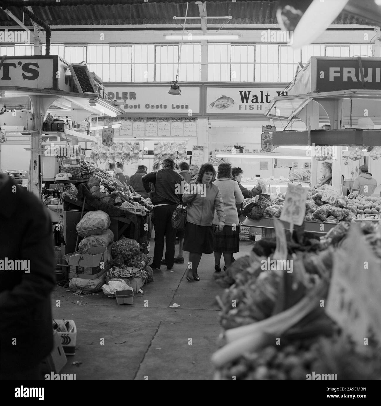 1987 Castleford, mining town, West Yorkshire, Northern England, UK