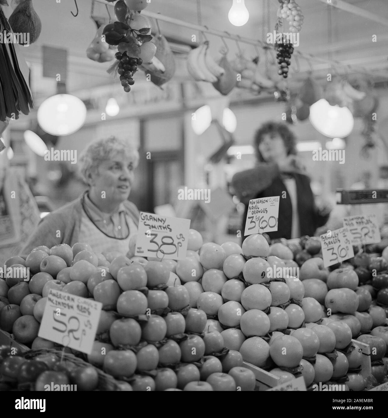 1987 Castleford, mining town, West Yorkshire, Northern England, UK