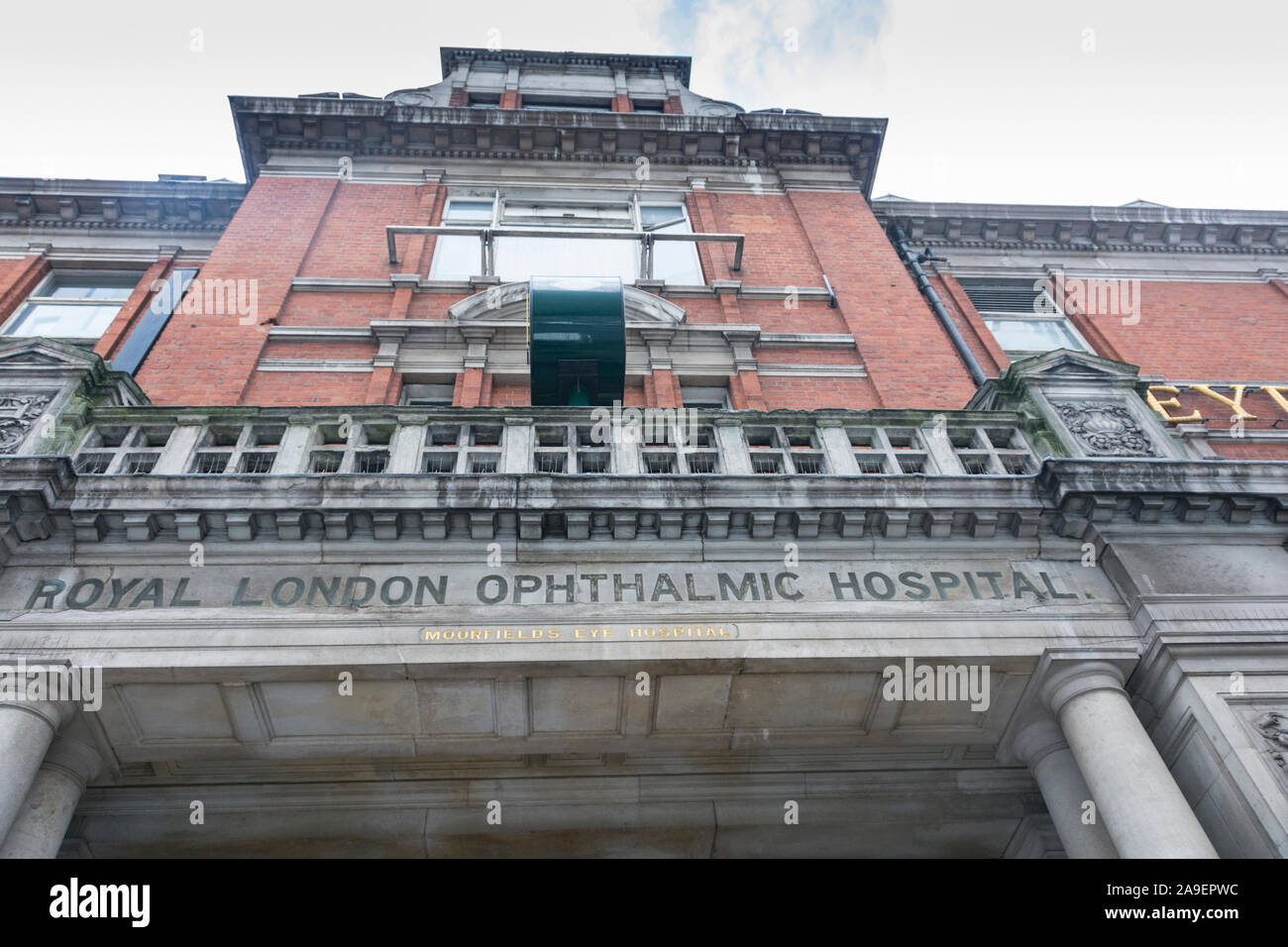 Moorfields Eye Hospital, City Road, London, EC1, UK Stock Photo