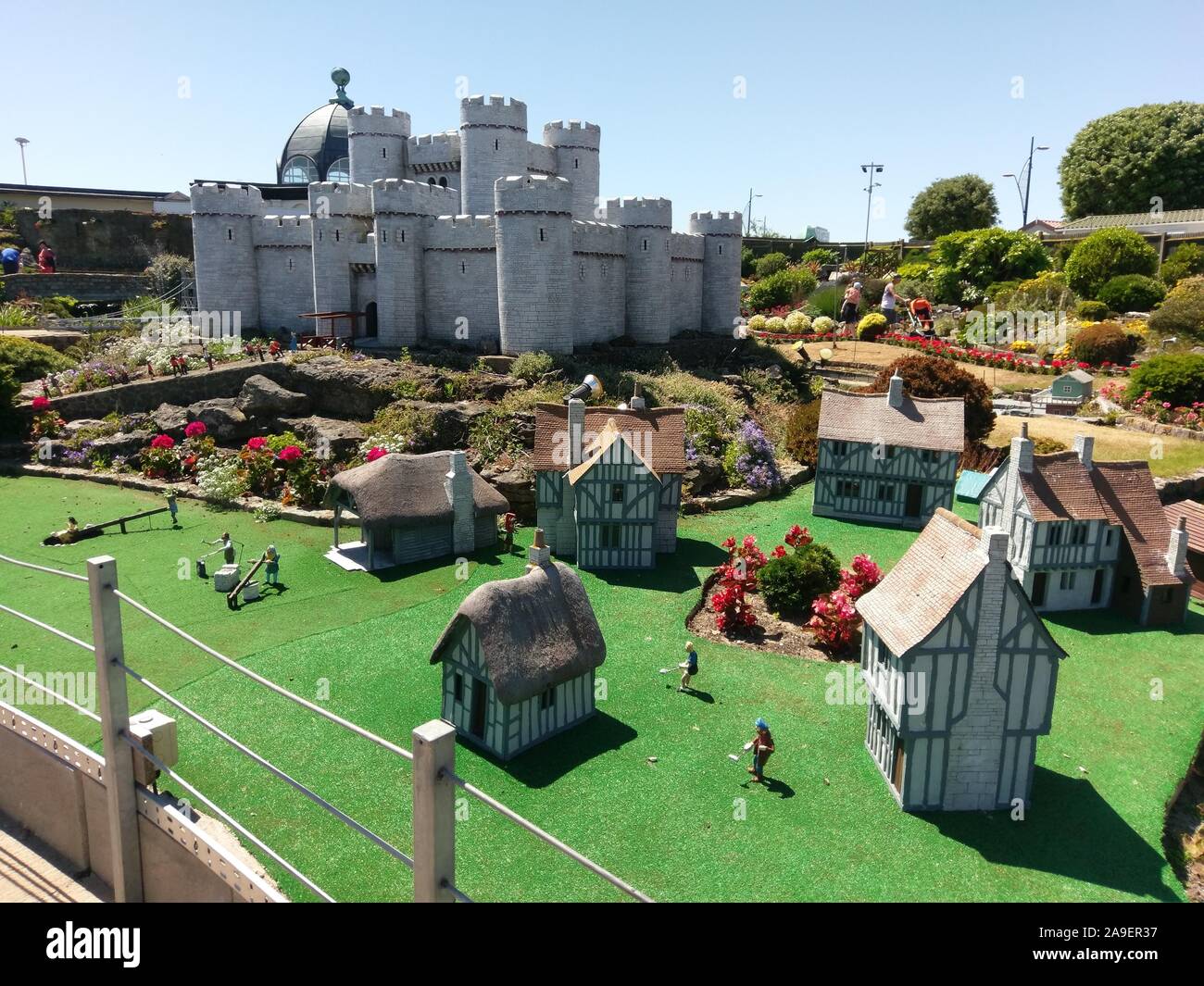 Great Yarmouth, Norfolk, England, June 30, 2018. Merrivale Model Village. Stock Photo