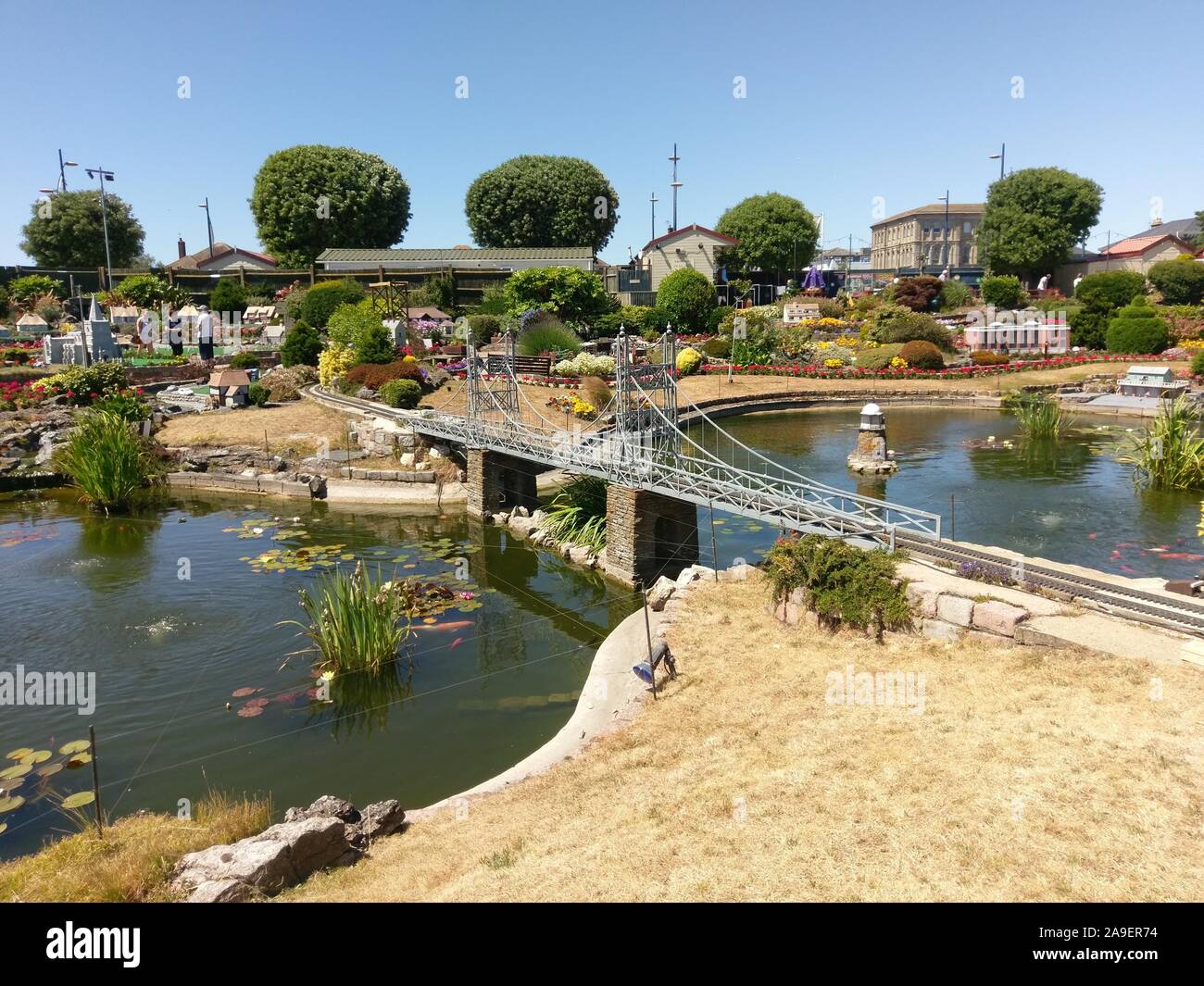 Great Yarmouth, Norfolk, England, June 30, 2018. Merrivale Model Village. Stock Photo