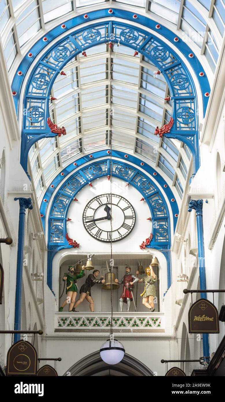 Lamps clock shops shopping retail interior ceiling of thorntons hires