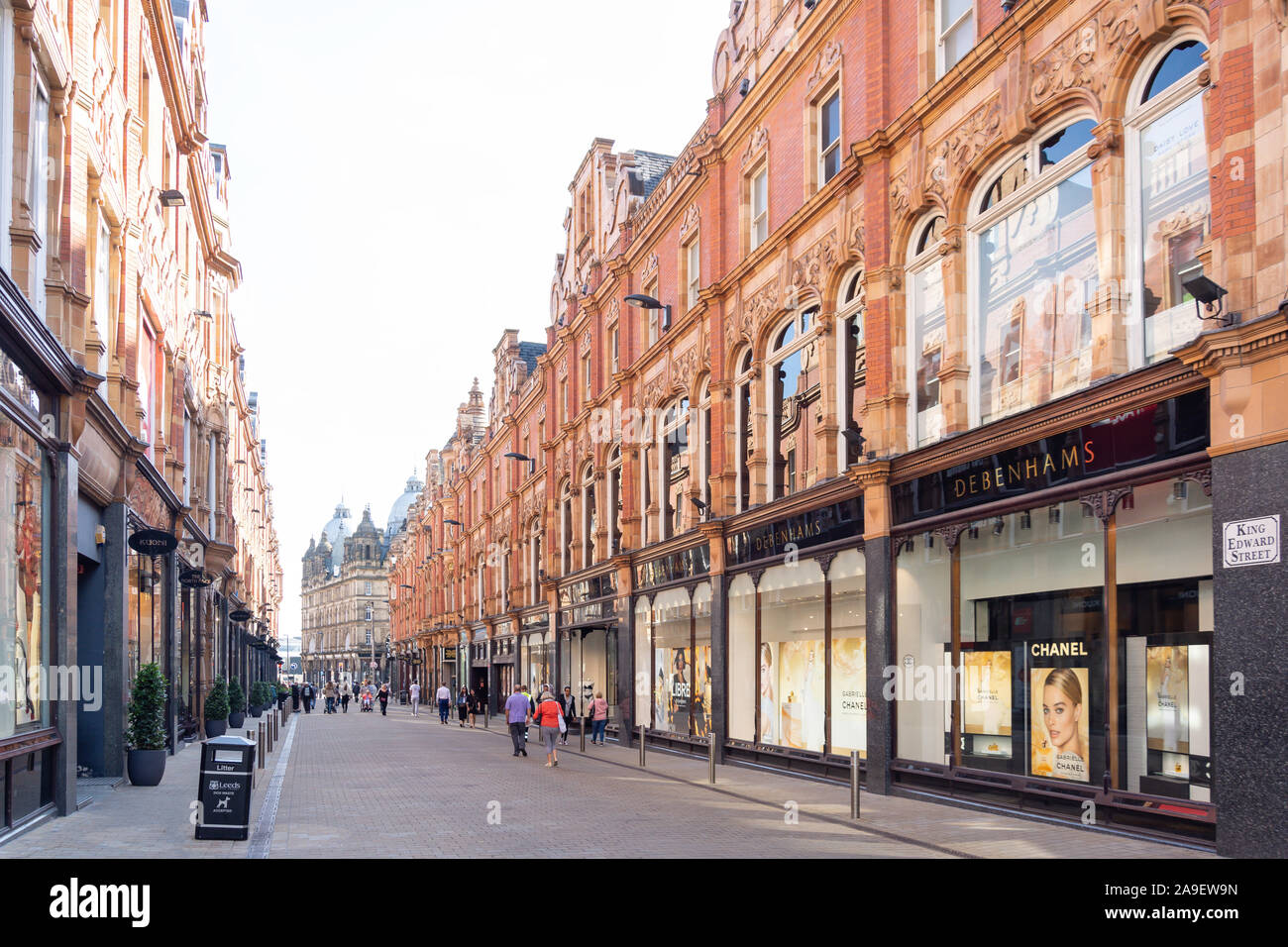 King Edward Street, Victoria Quarter, Leeds, West Yorkshire, England, United Kingdom Stock Photo