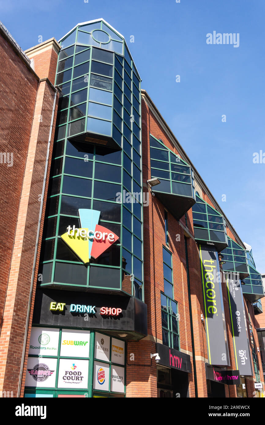 The Core Shopping Centre, Lands Lane, Leeds, West Yorkshire, England, United Kingdom Stock Photo
