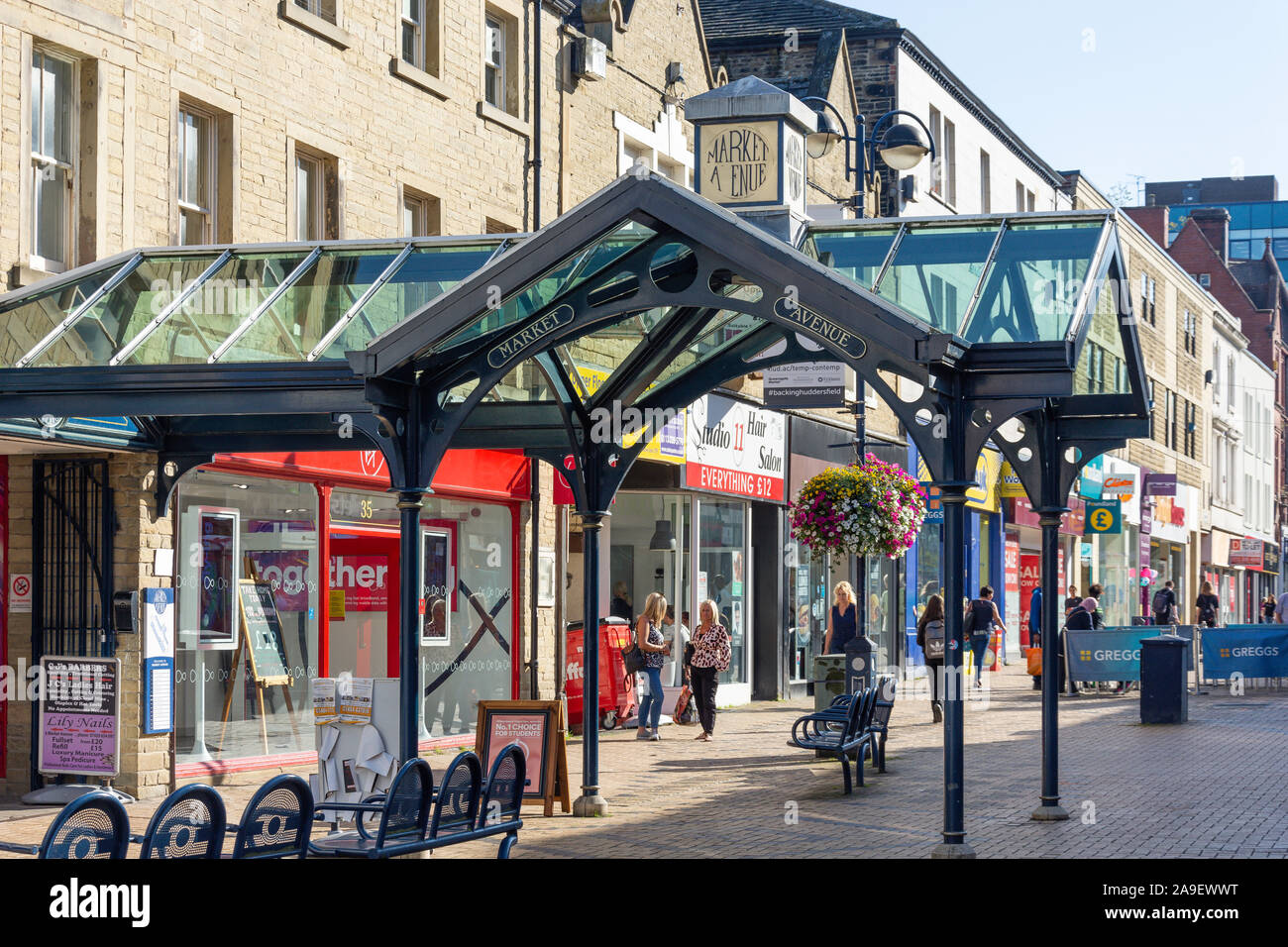 Huddersfield market hires stock photography and images Alamy