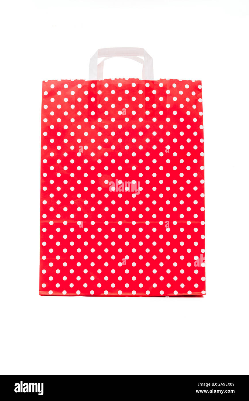 Red grocery bag Stock Photo - Alamy