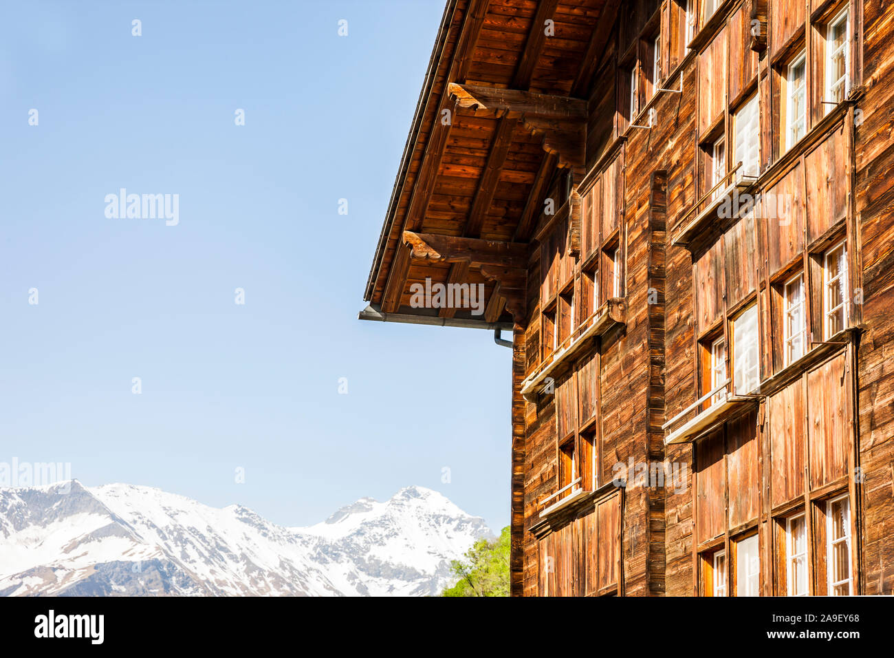 House in Switzerland Stock Photo Alamy