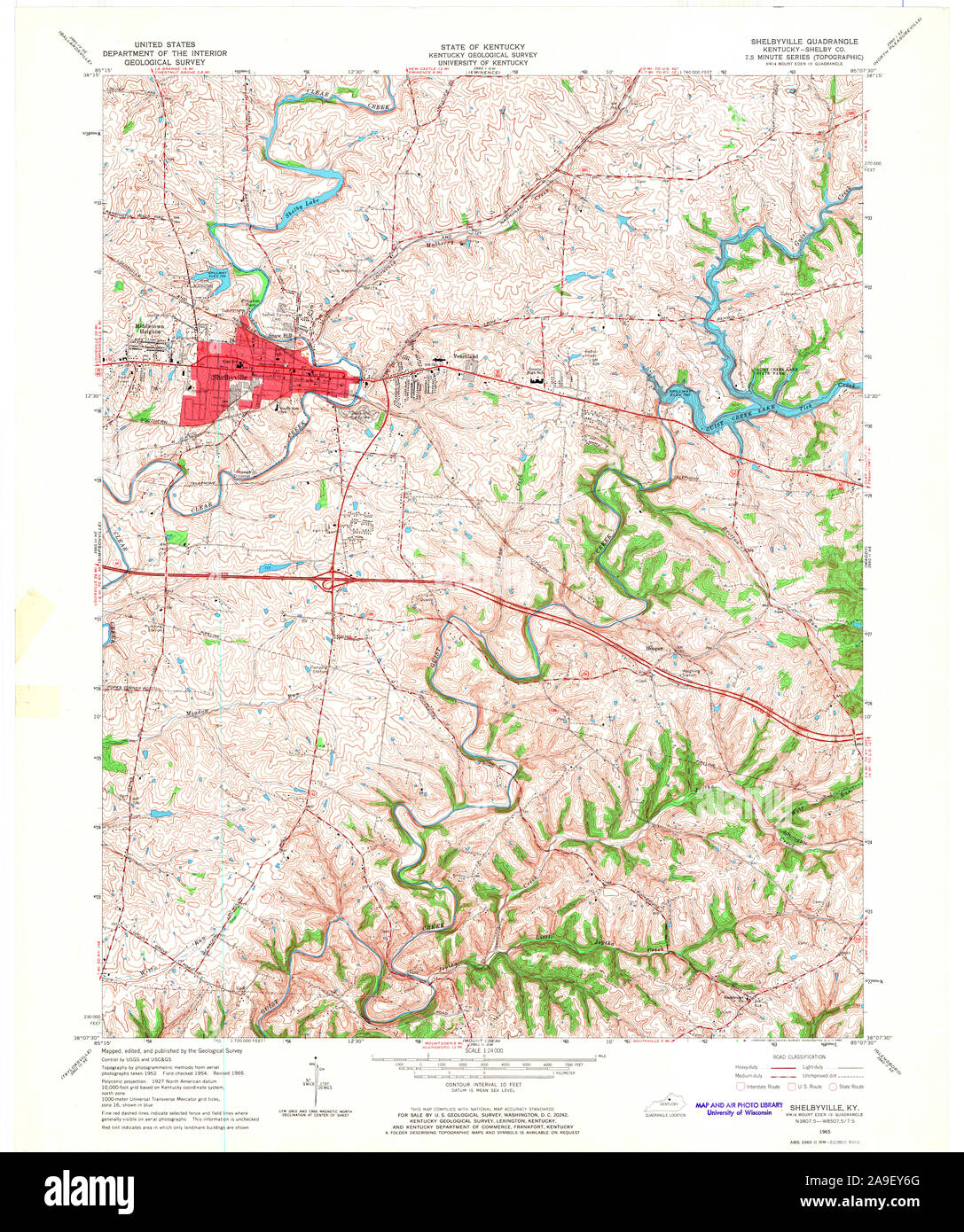 Shelbyville Kentucky Map Hi res Stock Photography And Images Alamy