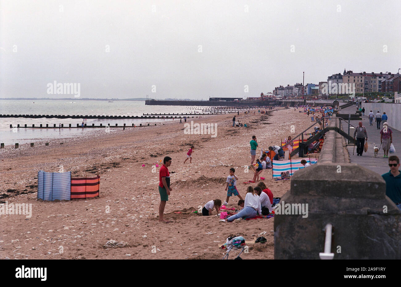 1993 Bridlington, Holiday resort, Yorkshire East Coast, Northern England, UK Stock Photo