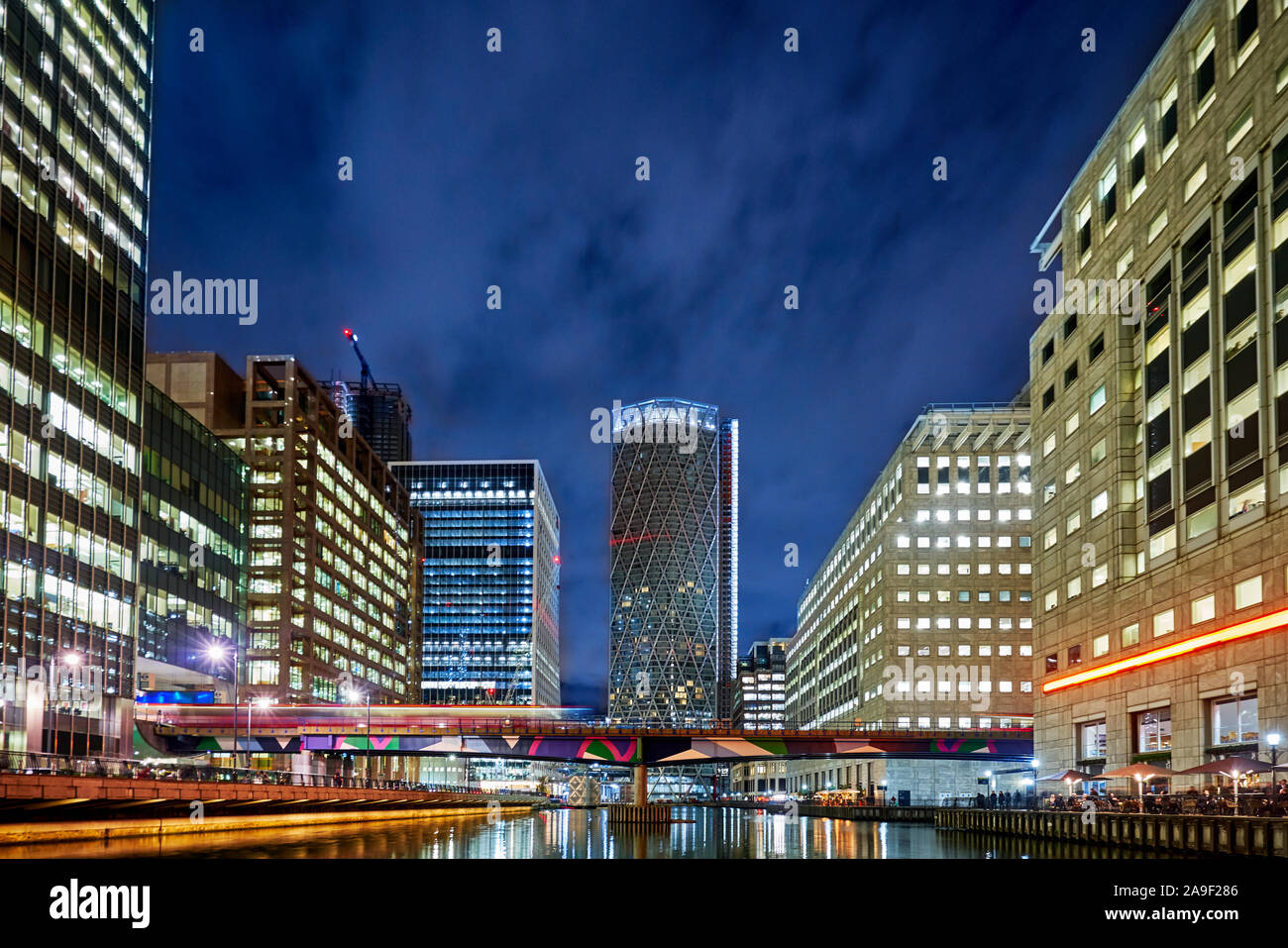 Canary Wharf Financial Centre London England UK Stock Photo - Alamy
