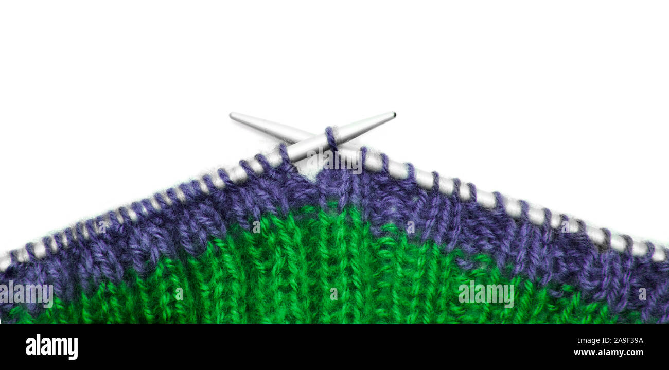 Self knitting hi-res stock photography and images - Alamy
