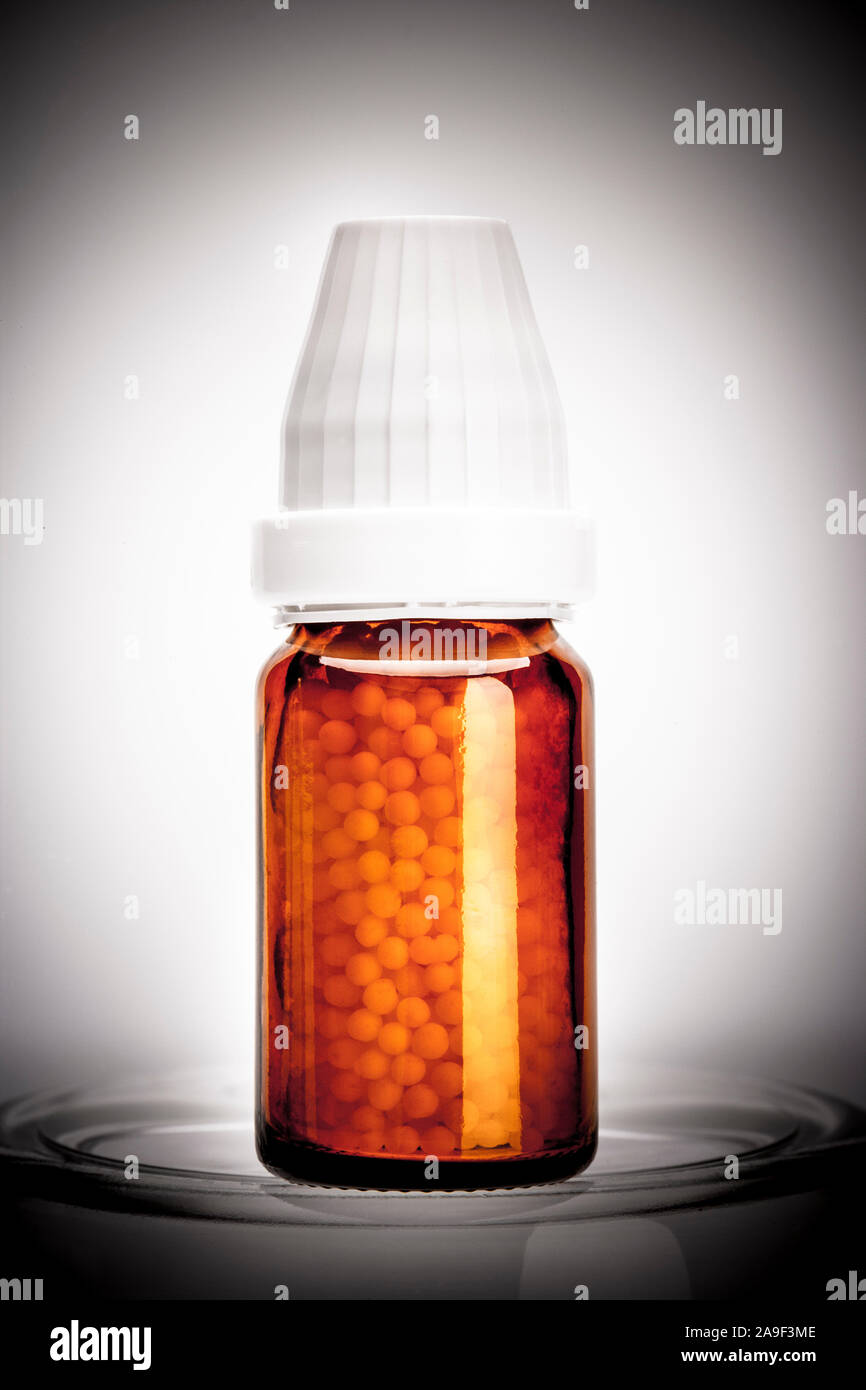Homeopathic medicine Stock Photo