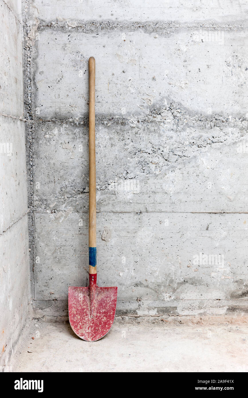 construction shovel Stock Photo