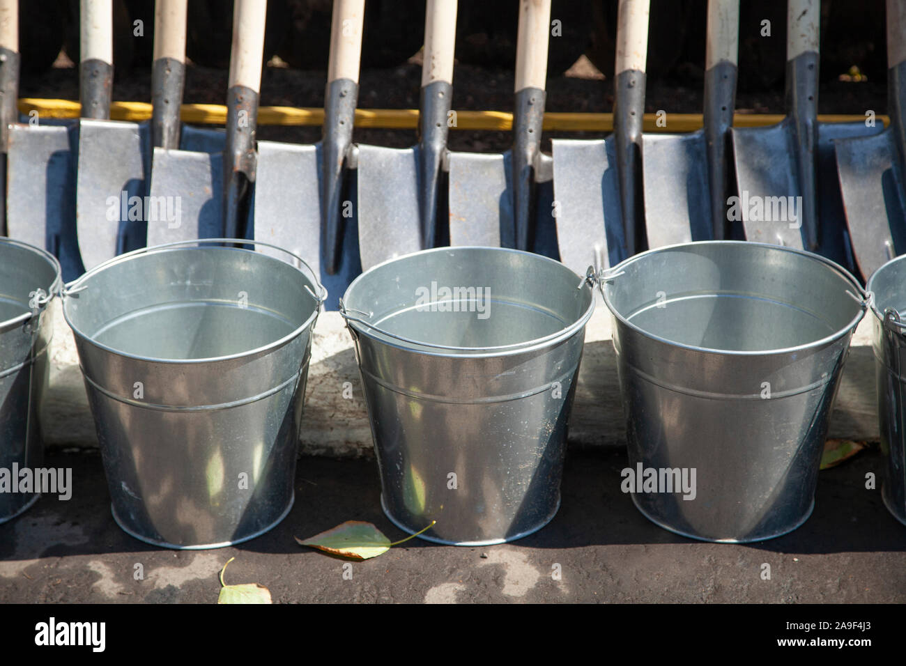 Metal Buckets High Resolution Stock Photography and Images - Alamy