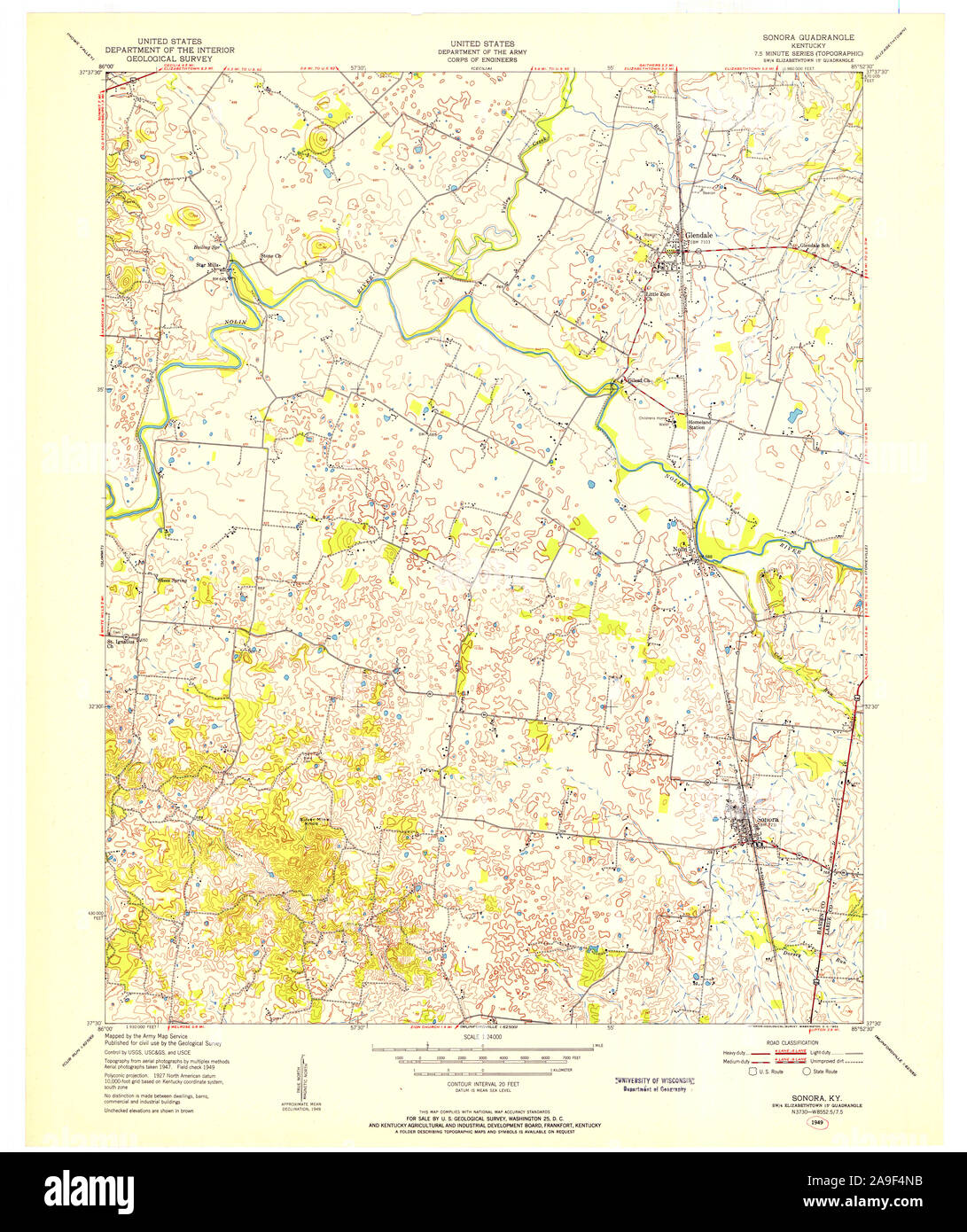 Sonora map Cut Out Stock Images & Pictures Alamy