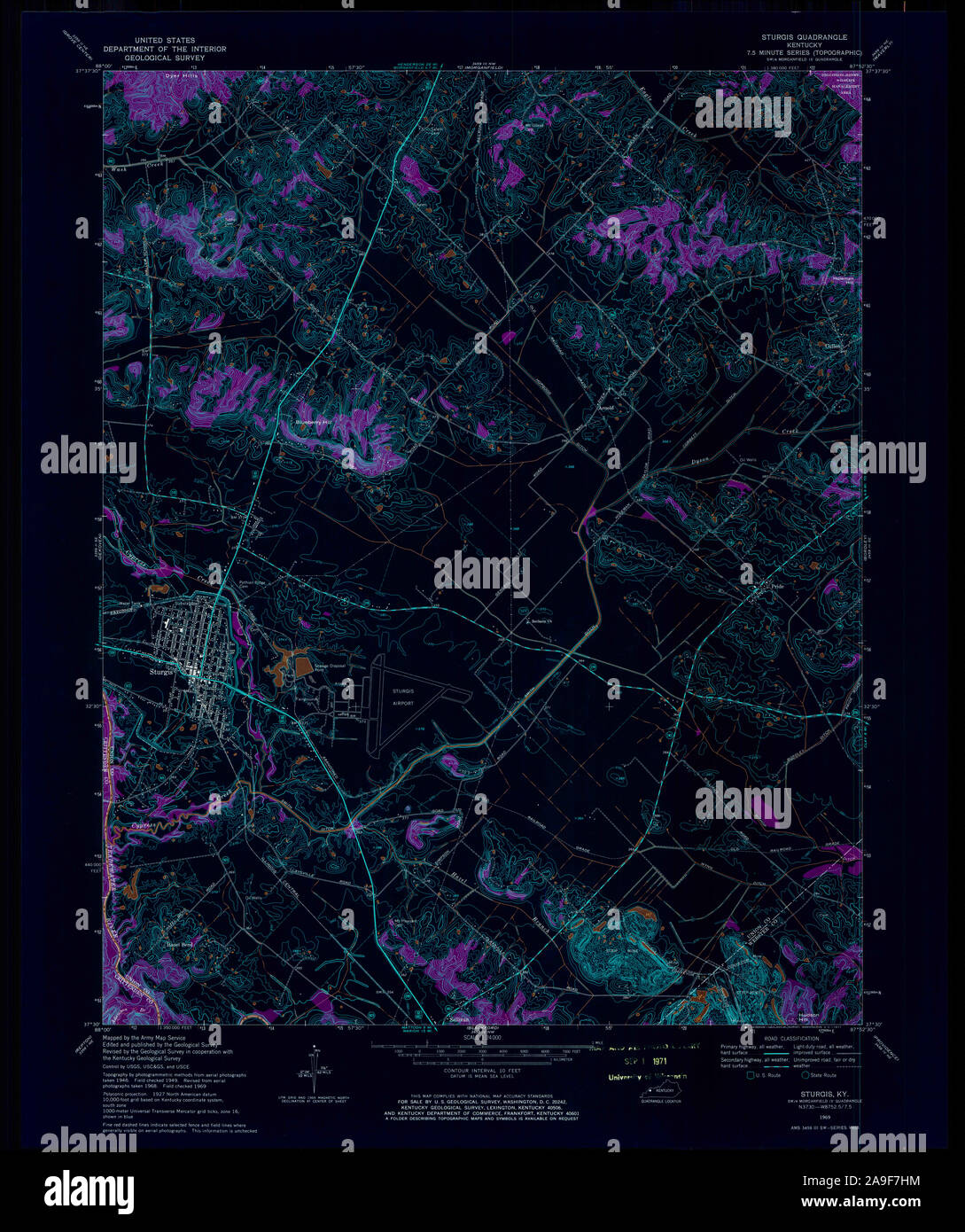 Map of sturgis hires stock photography and images Alamy