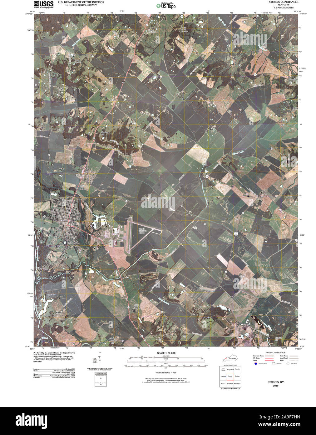 Sturgis kentucky map hires stock photography and images Alamy