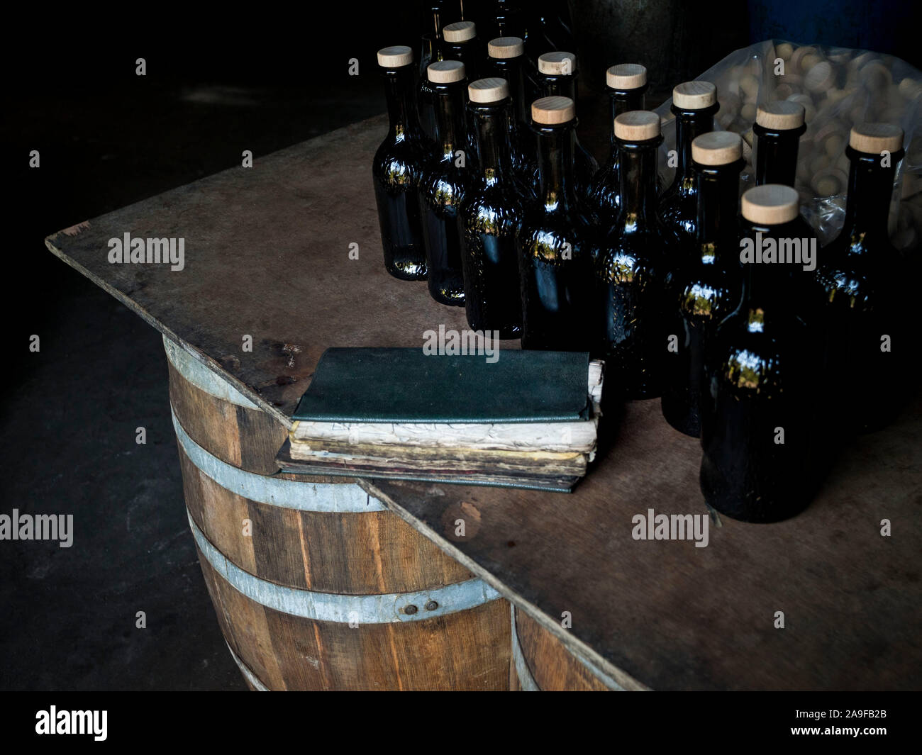 Habitation la Favorite, rum distillery, recipe book of the grandfather, distillation with steam