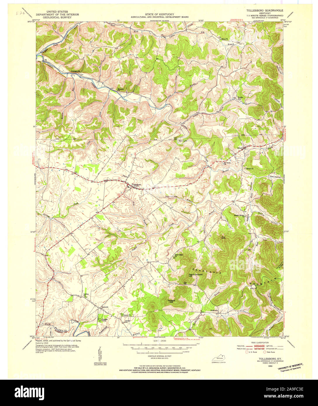 Tollesboro kentucky map Cut Out Stock Images & Pictures Alamy