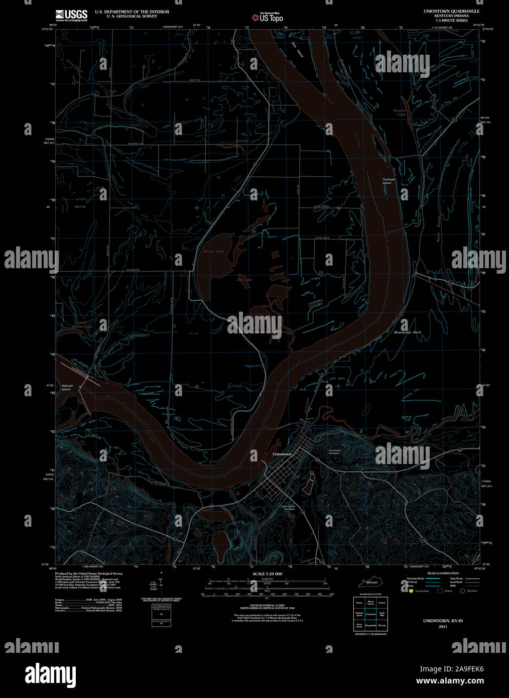 Uniontown map hires stock photography and images Alamy