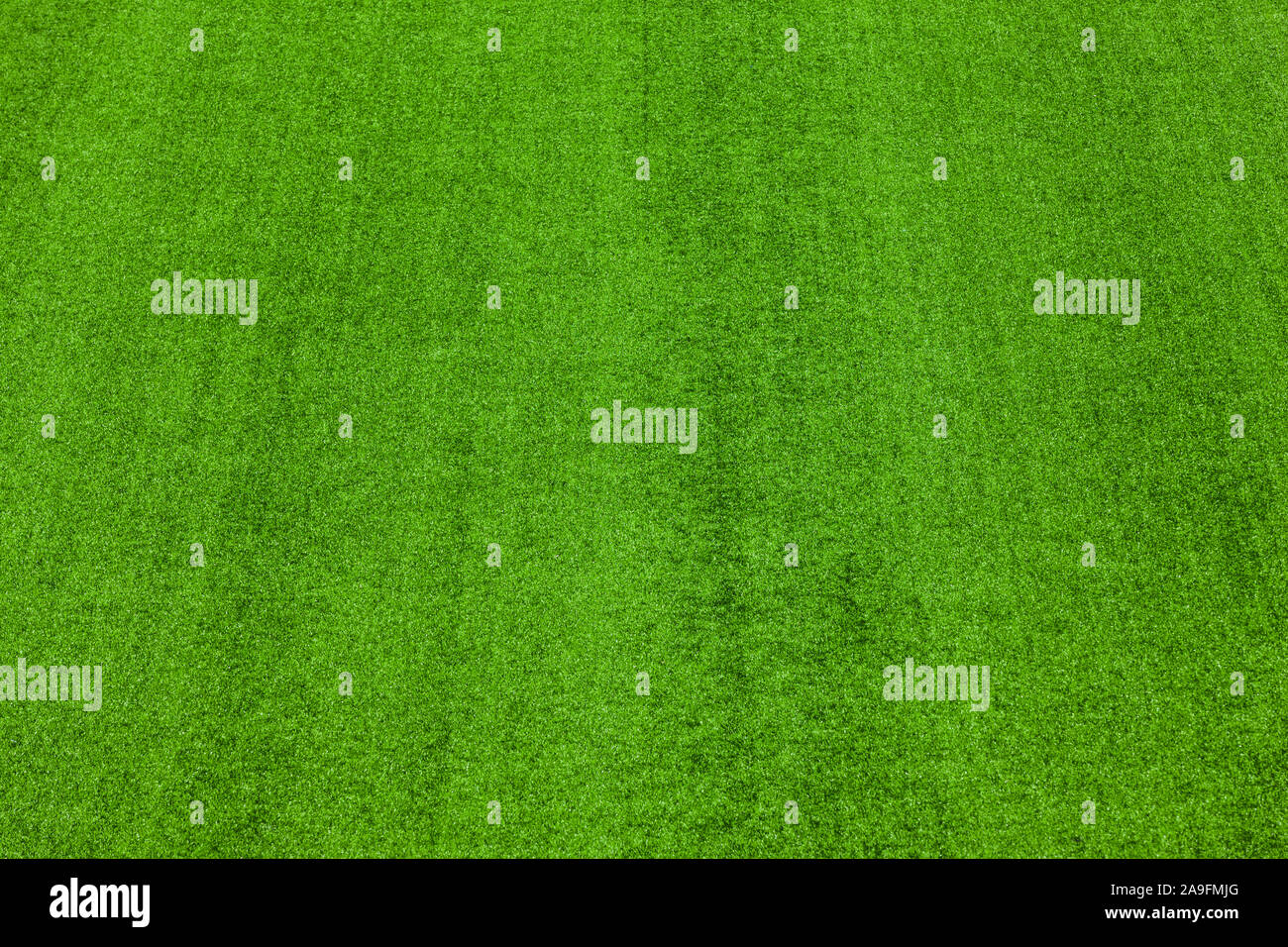 Football field made of artificial turf Stock Photo Alamy