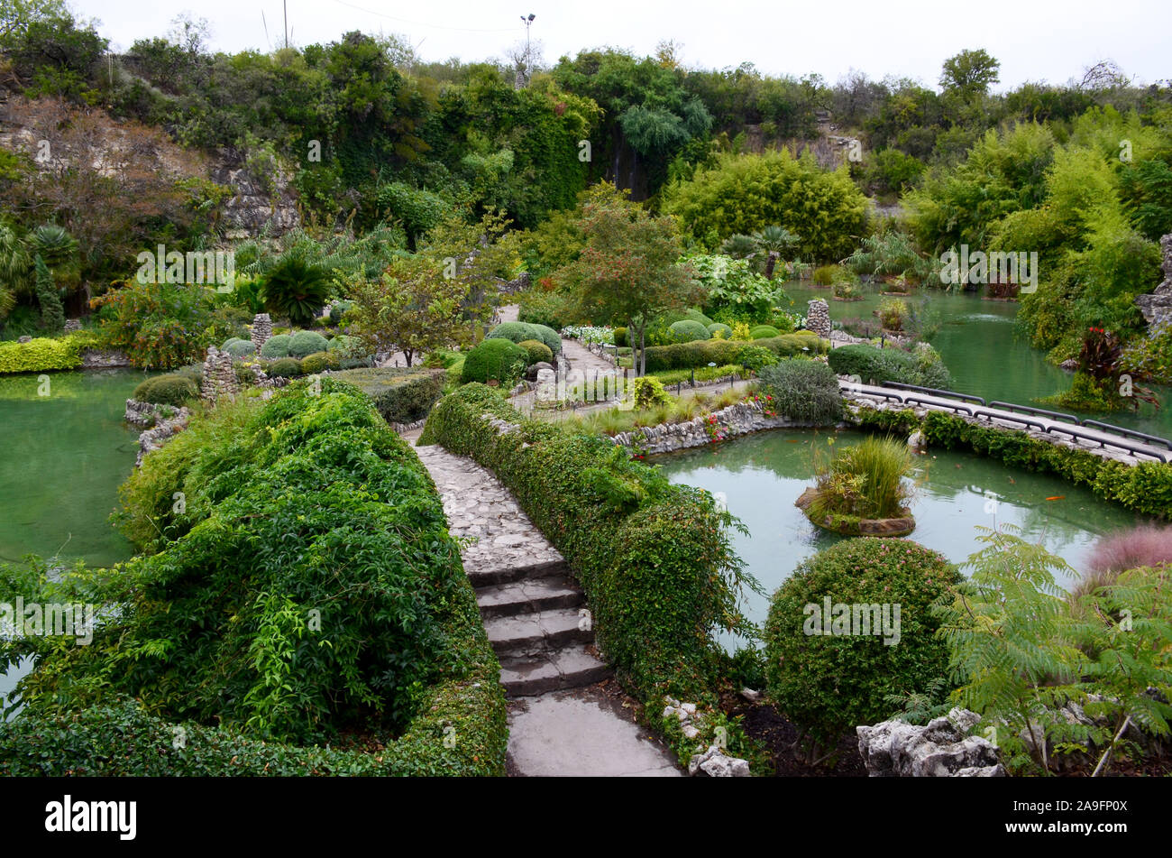 Japanese Tea Garden In San Antonio Texas Picturesque Landscaped
