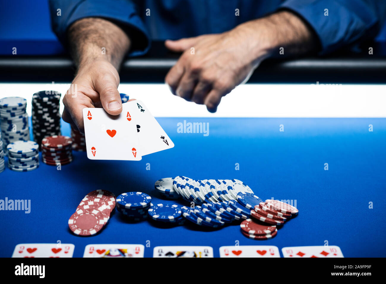 Texas hold 'em card hi-res stock photography and images - Alamy